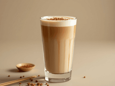 ほうじ茶ラテ(Hojicha Latte)