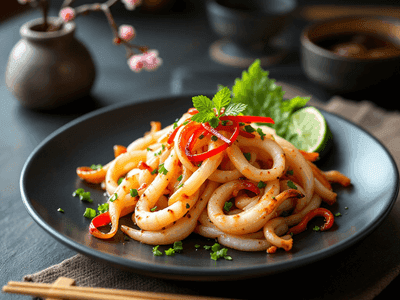 いか焼き(Ika Yaki (Grilled Squid))