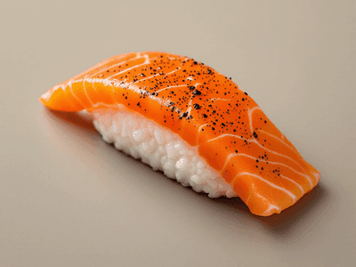 炙りサーモン握り(Aburi Salmon Nigiri)