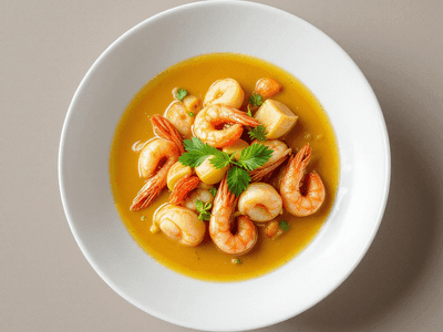 シーフードカレー(海鮮カレー)(Seafood Curry (Japanese))