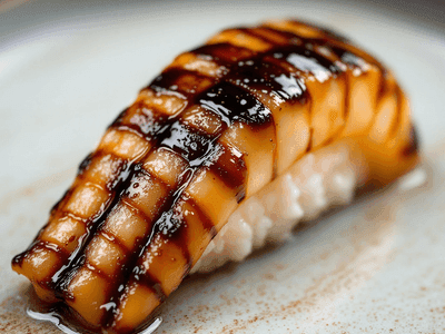 穴子握り(Anago Nigiri (Conger Eel))