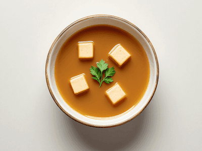味噌汁(豆腐入り)(Miso Soup with Tofu)