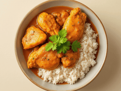 チキンカレー(カレーライス)(Chicken Curry (Japanese))