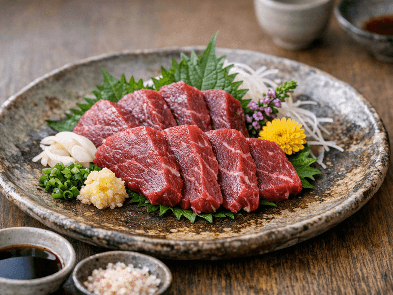 馬刺し(Basashi (Horse Sashimi))