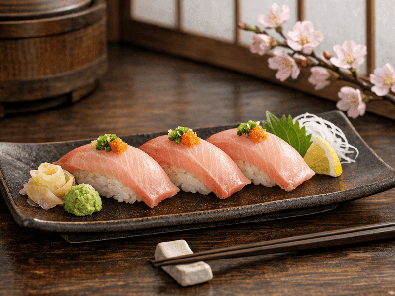 ハマチにぎり(Hamachi Nigiri)