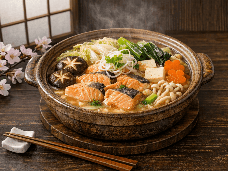 石狩鍋(Ishikari Nabe)