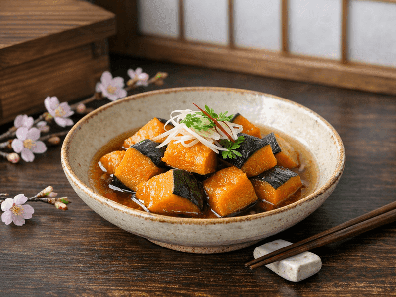 かぼちゃの煮物(Kabocha no Nimono)
