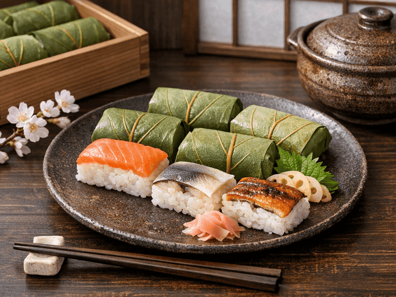 柿の葉寿司(Kakinoha Zushi)