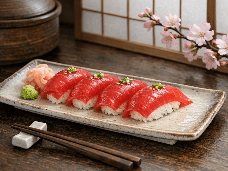 マグロ赤身にぎり(Maguro Akami Nigiri)