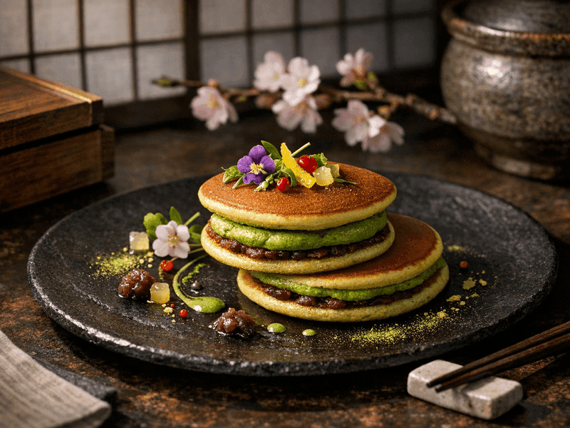 抹茶どら焼き(Matcha Dorayaki)