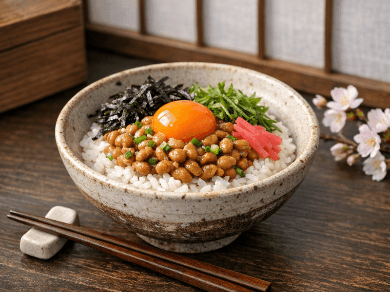 水戸納豆ご飯(Mito Natto Gohan)
