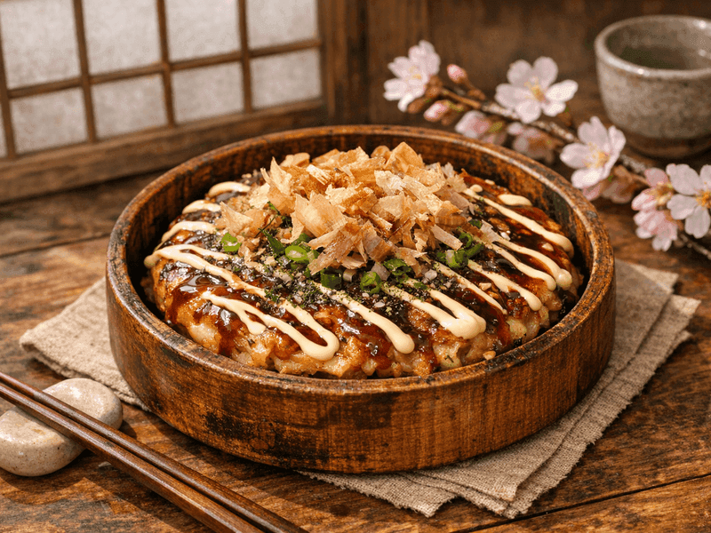 お好み焼き(Okonomiyaki)