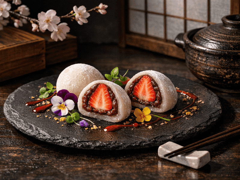 いちご大福(Strawberry Daifuku)