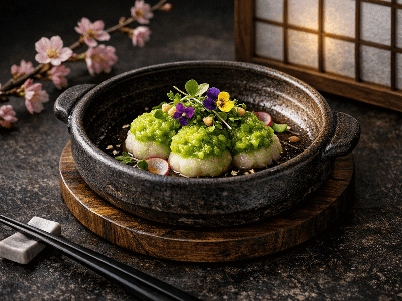 ずんだ餅(Zunda Mochi)