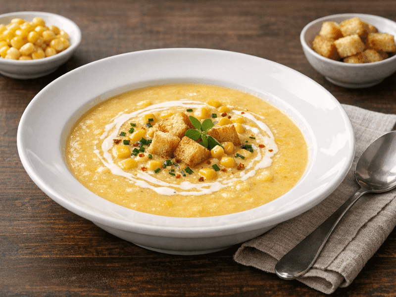 とうもろこしのすり流し(Japanese Sweet Corn Soup)